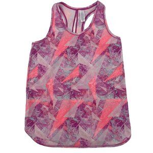 Ivivva By Lululemon Size 14 Sun Sprinter Singlet Tank SUBR/ROCR Colorful Pink